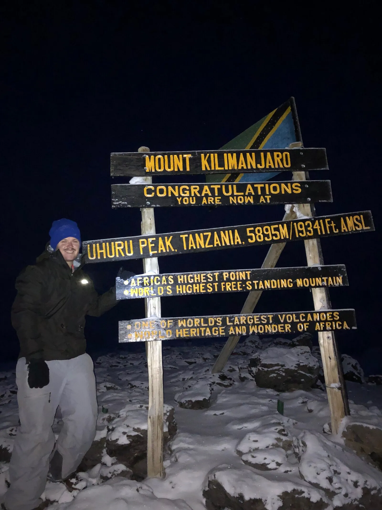 Charlie on Mount Kilimanjaro
